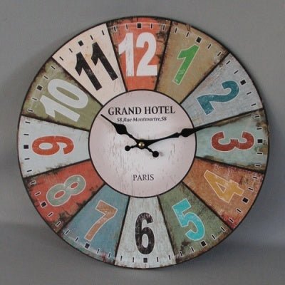 Wall Clock - Grand Hotel CLOCK at World Of Decor NZ