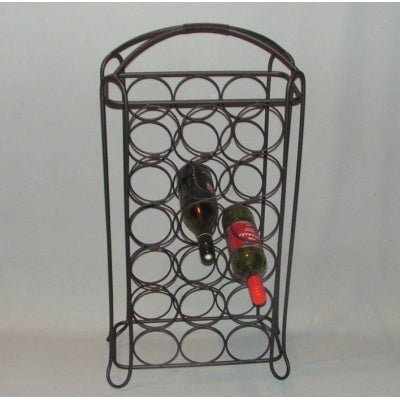 18 Bottle Wine Rack Black color Home Accessories at World Of Decor NZ