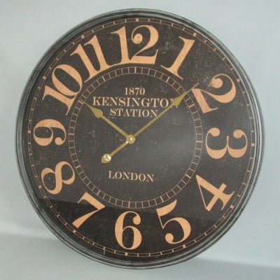 1870 Kensington Station Clock 68cm at World Of Decor NZ