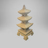 3 Tier Oriental Garden Lamp 125cm GARDEN & OUTDOOR at World Of Decor NZ