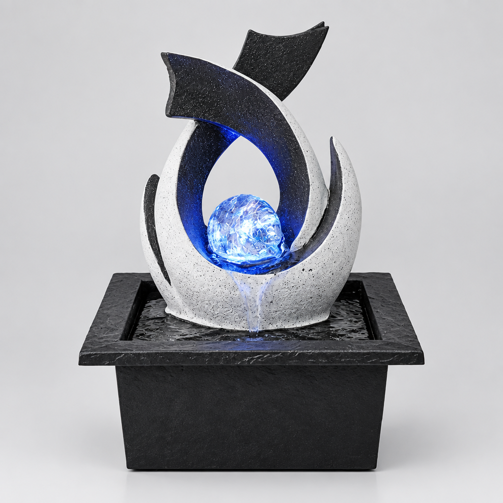 Buy Abstract Water Fountain With Rolling Ball at World Of Decor NZ.