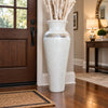 Mosaic Inlay Vase 80cm white VASES at World Of Decor NZ