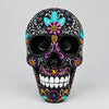 Skull Psychedelic 17cm-Green SCULPTURE/ORNAMENT & ANIMAL at World Of Decor NZ
