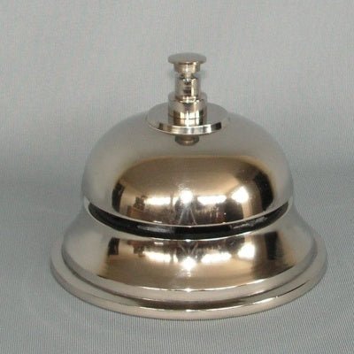 Aluminum Counter Bell 11x13cm METAL/CAST IRON at World Of Decor NZ