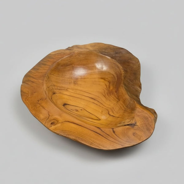Arosi Teak Rustic Wooden Bowl - B Home Accessories at World Of Decor NZ