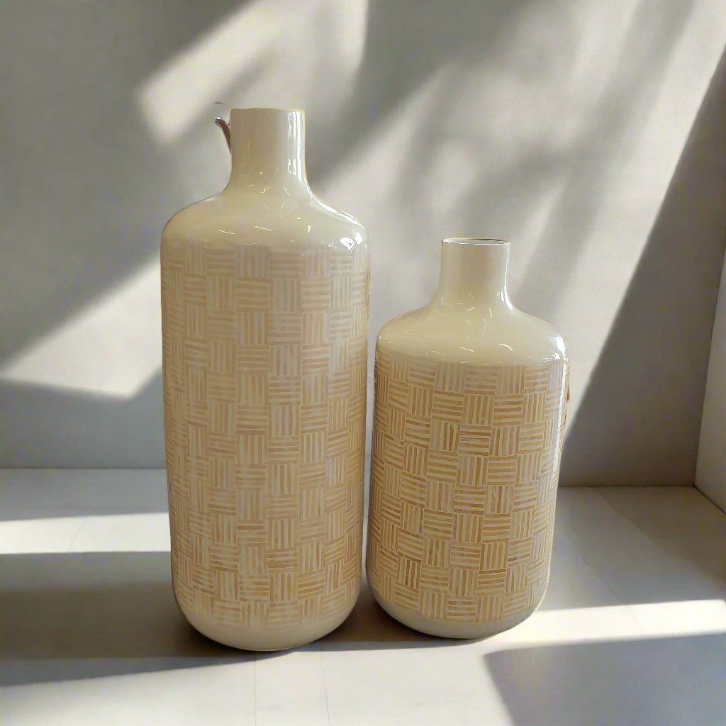 Banboo Vase 55cm VASES at World Of Decor NZ