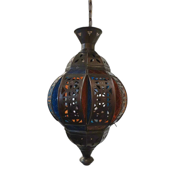 Bell Round Moroccan Lamp 38cm MORROCCAN LAMP at World Of Decor NZ