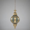 Bell Round Morrocan Lamp Gold Frosted 50cm MORROCCAN LAMP at World Of Decor NZ