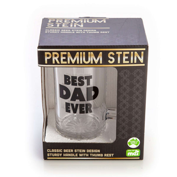 Best Dad Ever Beer Stein MEN CAVE at World Of Decor NZ
