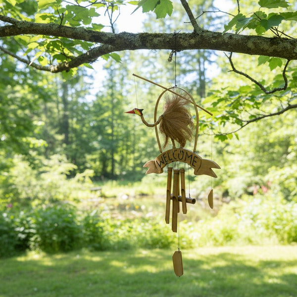 Bird Bamboo Wind Chimes-Welcome Windchimes & Outdoors at World Of Decor NZ