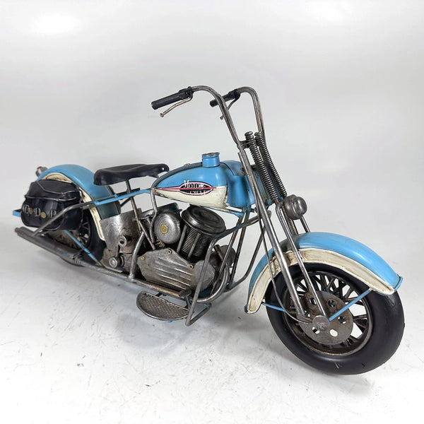 Blue & Cream Motorbike* Collectibles/Novelties/Wheels at World Of Decor NZ