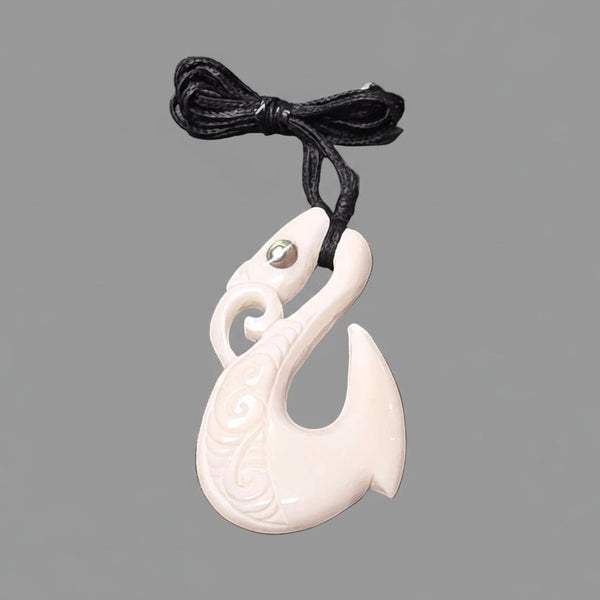 Bone Carving Pendent - Manaia 60mm KIWIANA at World Of Decor NZ
