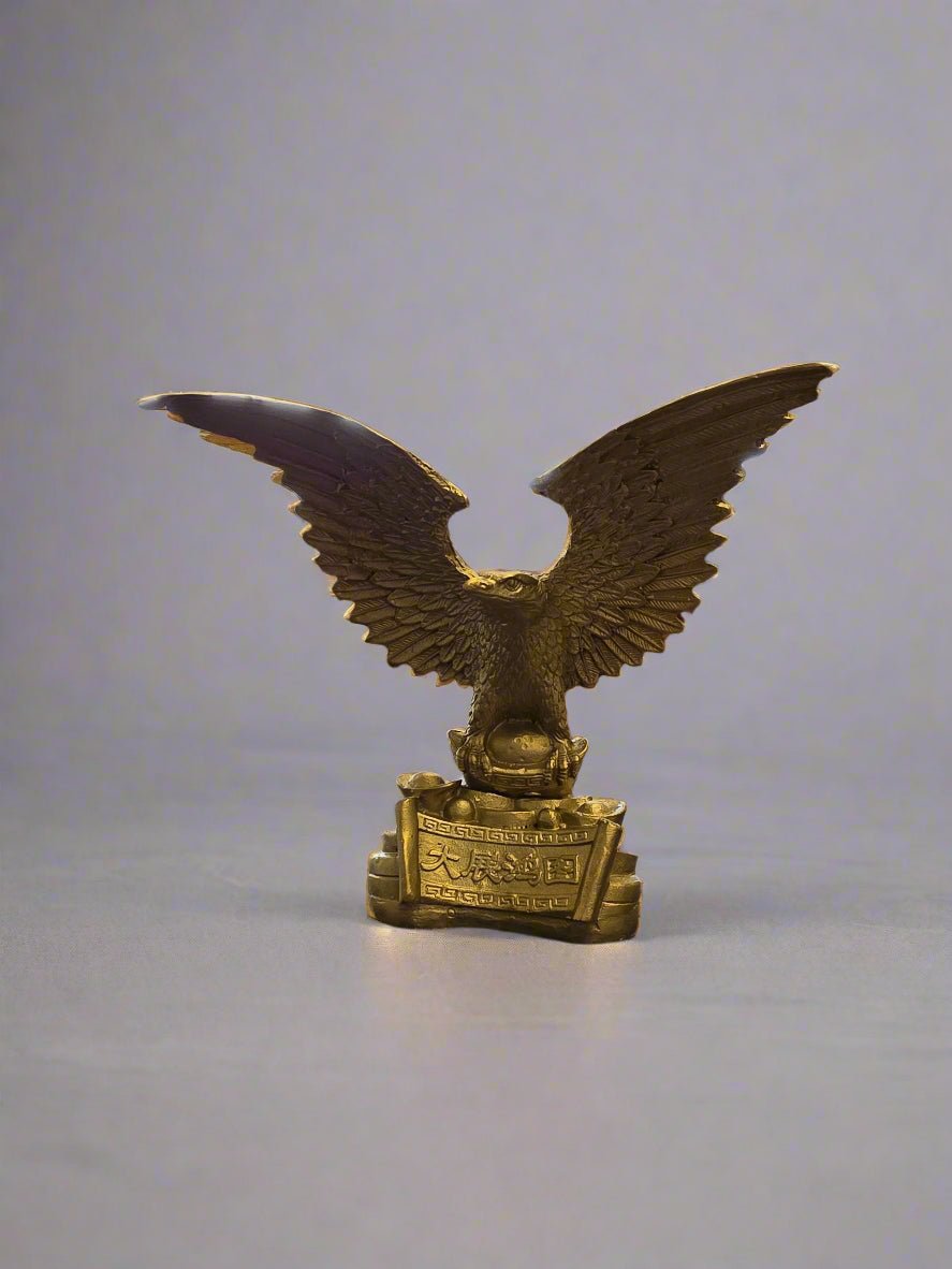 Brass Eagle 15cm FENG SHUI PRODUCTS at World Of Decor NZ