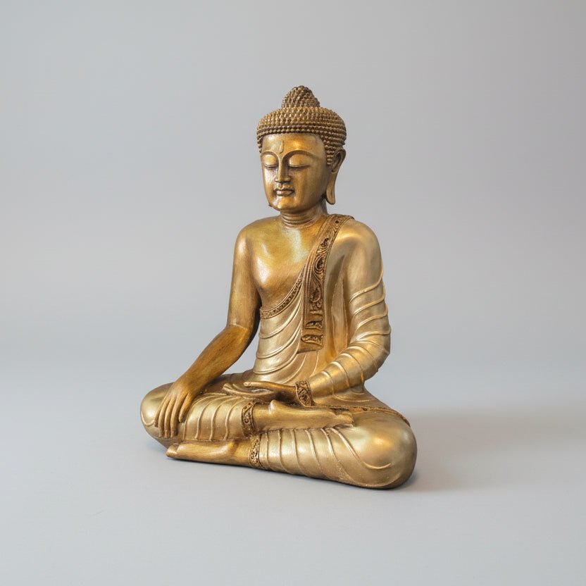 Buddha Blessing Sitting - Gold 56cm BUDDHA at World Of Decor NZ