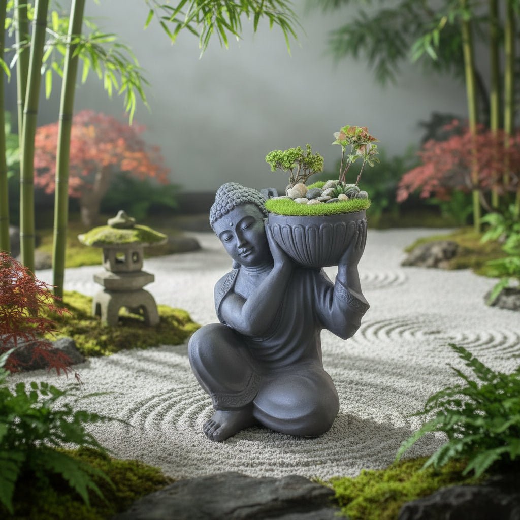 Buddha_Bowl_On_Shoulder_planter_NZ BUDDHA at World Of Decor NZ