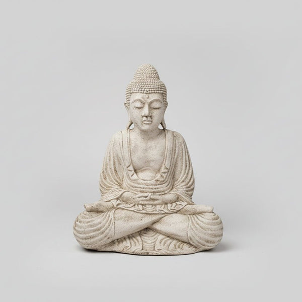 Buddha Statue 50cm - Cream BUDDHA at World Of Decor NZ