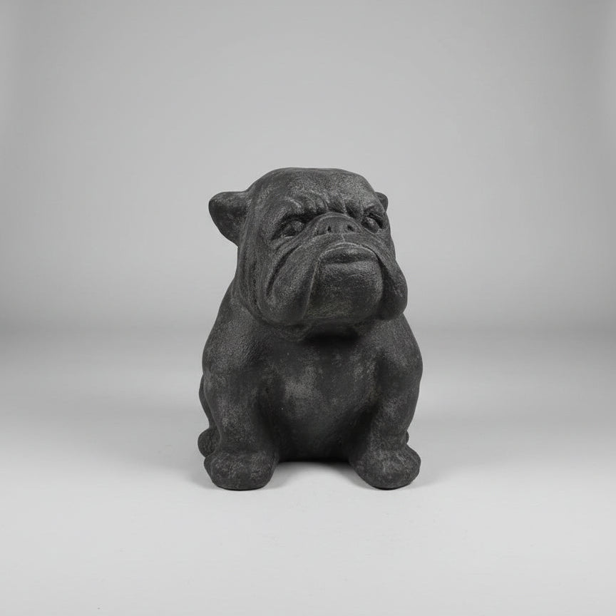 Bull Dog 40cm Grey GARDEN & OUTDOOR at World Of Decor NZ