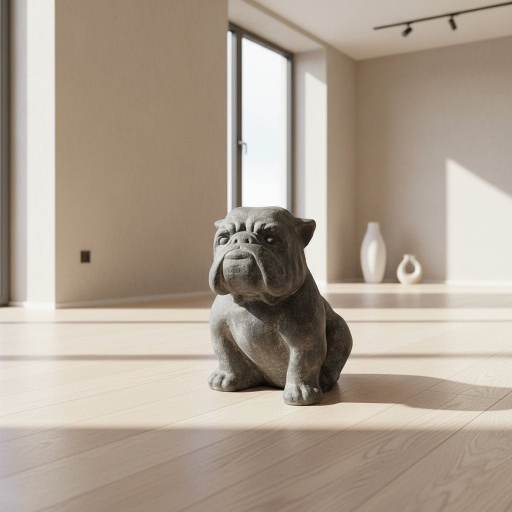 Bull Dog 40cm Grey GARDEN & OUTDOOR at World Of Decor NZ
