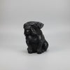 Bull Dog Sitting 16cm - Black SCULPTURE/ORNAMENT & ANIMAL at World Of Decor NZ