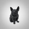 Bull Dog Sitting 30cm - Black SCULPTURE/ORNAMENT & ANIMAL at World Of Decor NZ