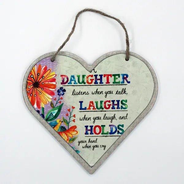 Ceramic Hanger - Daughter Wall Art, Affirmations & Hangings at World Of Decor NZ