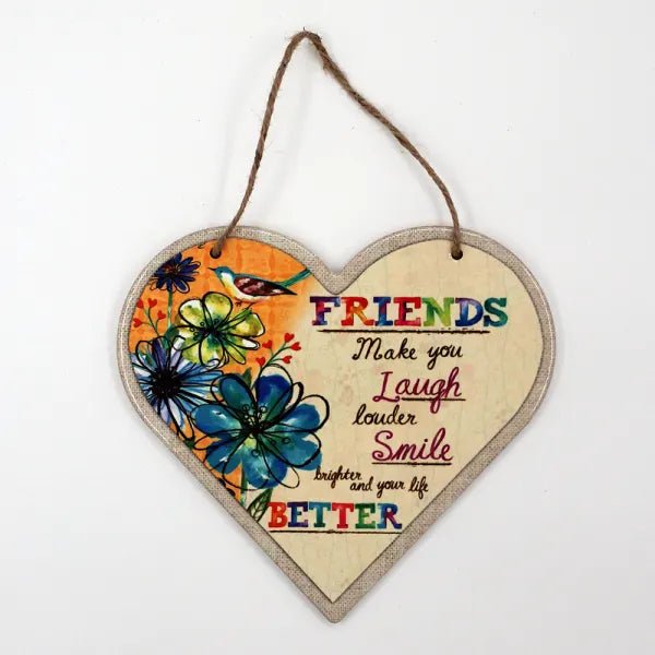 Ceramic Hanger - Friends Wall Art, Affirmations & Hangings at World Of Decor NZ