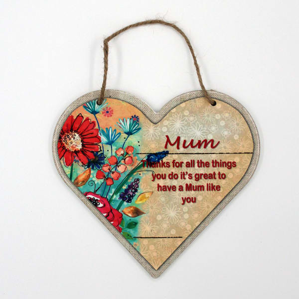 Ceramic Hanger - Mum Wall Art, Affirmations & Hangings at World Of Decor NZ