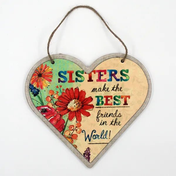 Ceramic Hanger - Sister Wall Art, Affirmations & Hangings at World Of Decor NZ