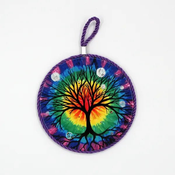 Ceramic Trivet with Rope Hanger - Multi Color KITCHEN ACCESSORIES at World Of Decor NZ