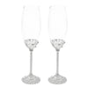 Champange Flutes - Crystal & Heart ACCESSORIES at World Of Decor NZ