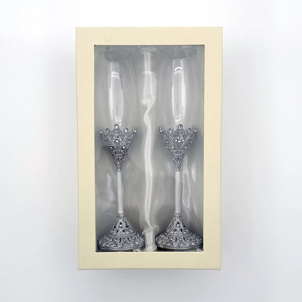 Champange Flutes - Crystals ACCESSORIES at World Of Decor NZ