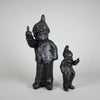 Cheeky Baby Gnome 20cm - Black SCULPTURE/ORNAMENT & ANIMAL at World Of Decor NZ