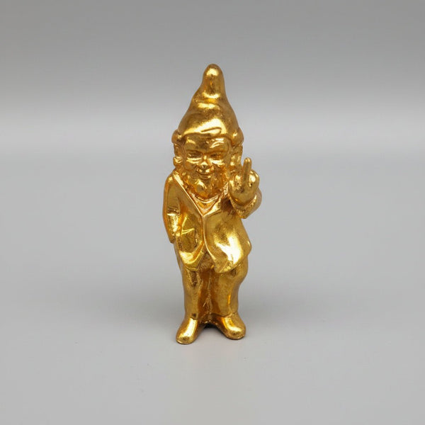Cheeky Baby Gnome 20cm-Gold Poly Resin Figurines & Animals at World Of Decor NZ