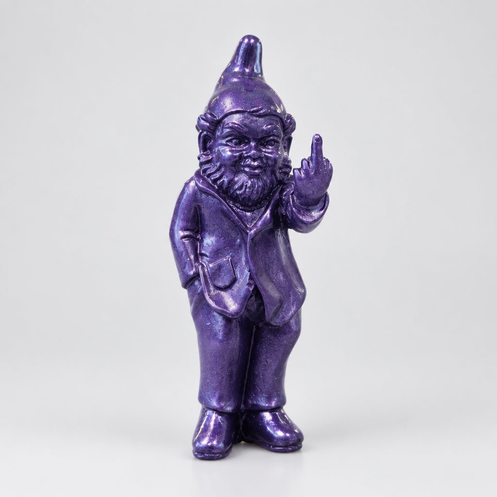 Cheeky Baby Gnome 20cm-Metallic Purple SCULPTURE/ORNAMENT & ANIMAL at World Of Decor NZ