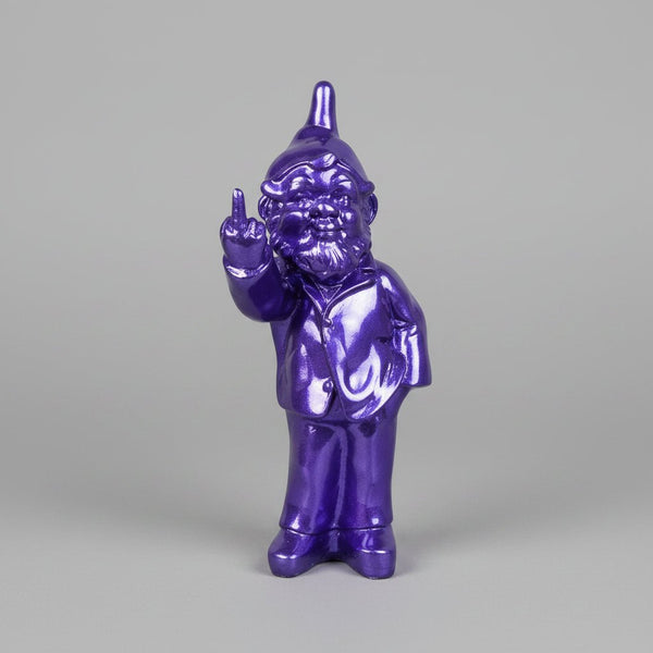 Cheeky Baby Gnome 20cm-Metallic Purple SCULPTURE/ORNAMENT & ANIMAL at World Of Decor NZ