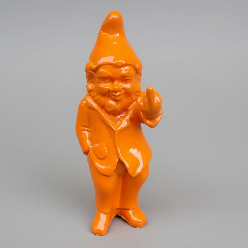 Cheeky Baby Gnome 20cm-Orange SCULPTURE/ORNAMENT & ANIMAL at World Of Decor NZ