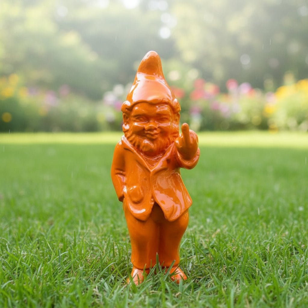 Cheeky Baby Gnome 20cm-Orange SCULPTURE/ORNAMENT & ANIMAL at World Of Decor NZ
