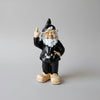 Cheeky Garden Gnome 32cm-Black SCULPTURE/ORNAMENT & ANIMAL at World Of Decor NZ