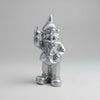 Cheeky Gnome 35cm - Silver SCULPTURE/ORNAMENT & ANIMAL at World Of Decor NZ