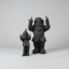 Cheeky Happy Gnome 2 Fingers 48cm Black SCULPTURE/ORNAMENT & ANIMAL at World Of Decor NZ