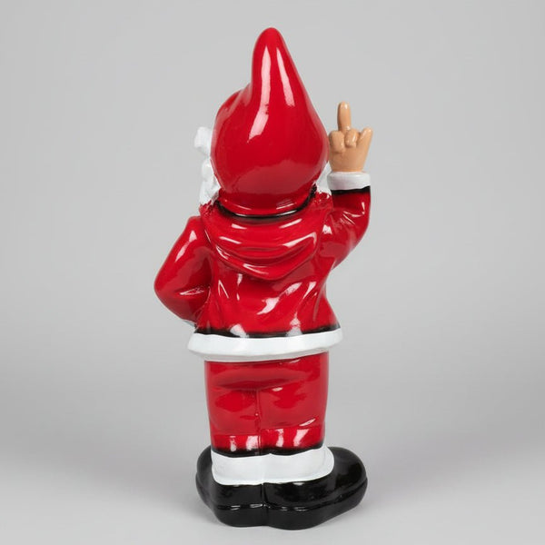 Cheeky Santa Gnome 35cm SCULPTURE/ORNAMENT & ANIMAL at World Of Decor NZ
