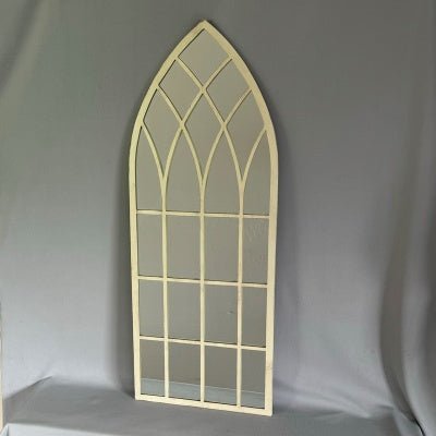 Church Mirror - Cream 47x115cm MIRRORS at World Of Decor NZ