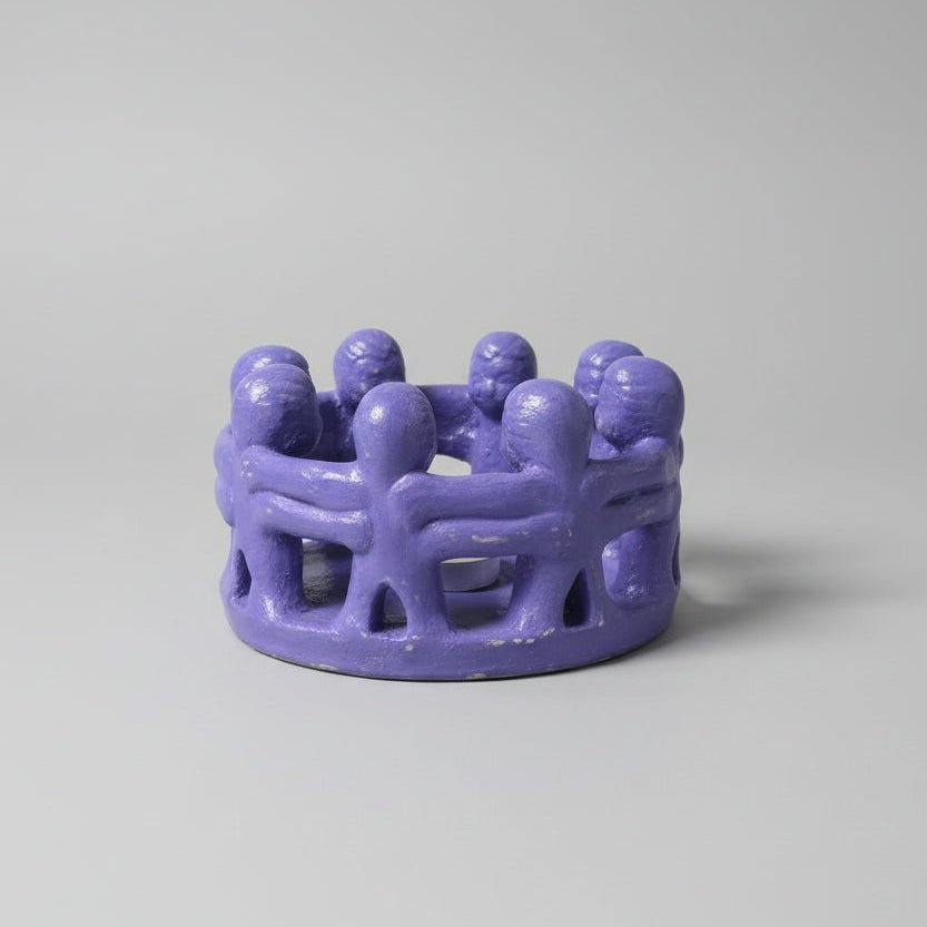 Circle of 8 Friends - Purple Wash CANDLES HOLDER at World Of Decor NZ