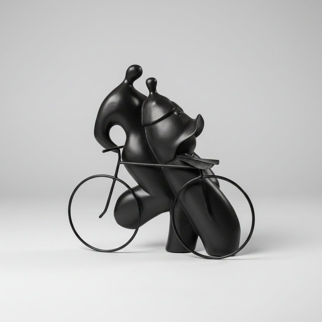 Cycling Couple SCULPTURE/ORNAMENT & ANIMAL at World Of Decor NZ