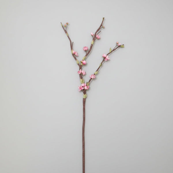Dark Pink Cherry Blossom Set of 3 Artificial Flowers at World Of Decor NZ