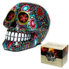 Day of the Dead Floral Print Skull Ornament Collectibles/Novelties/Wheels at World Of Decor NZ