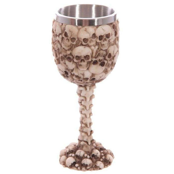 Decorative Multi Skull and Spine Goblet Collectibles/Novelties/Wheels at World Of Decor NZ