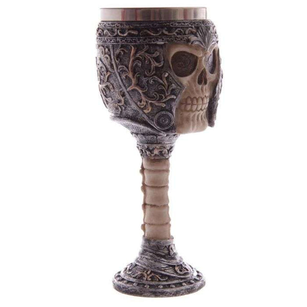 Decorative Skull Warrior Goblet Collectibles/Novelties/Wheels at World Of Decor NZ