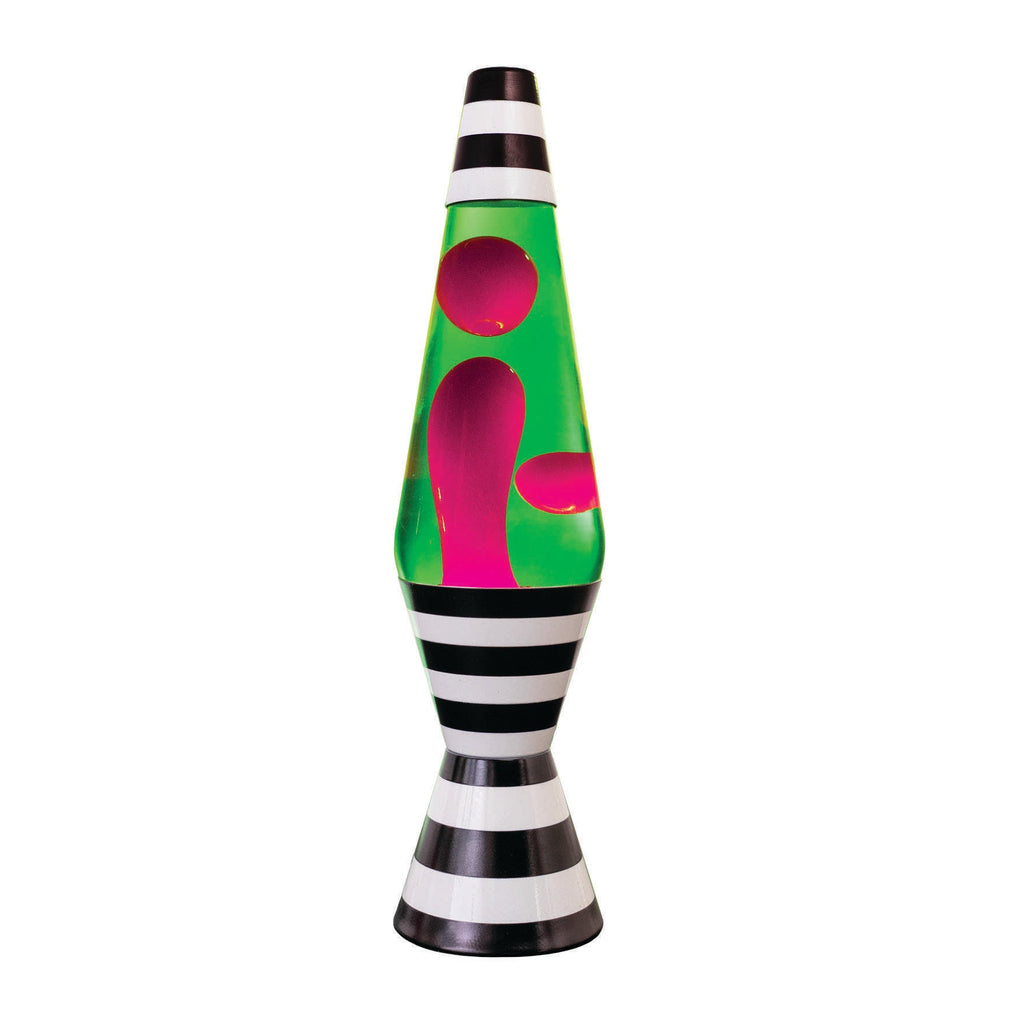 Diamond Motion Lava Lamp-Black & White Stripes LAVA LAMP at World Of Decor NZ