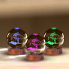 Dolphin 3D Crystal Ball Lamp Collectibles/Novelties/Wheels at World Of Decor NZ